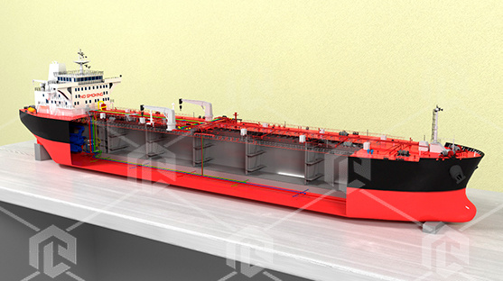 фото Действующий электрифицированный макет: Специальные системы нефтяных танкеров