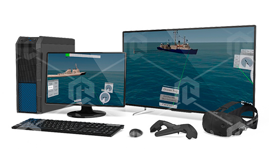 фото Виртуальный учебный комплекс «Идентификация судов различных типов в разное время суток»