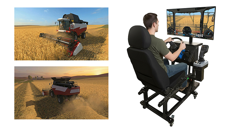 Тренажерный комплекс «Изучение устройства зерноуборочного комбайна и отработка навыков управления» К2