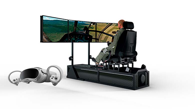 Программно-аппаратный комплекс «Процедурный авиасимулятор-тренажер базовых навыков полета на вертолете МИ-8» K3