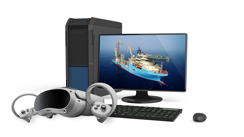 Виртуальный программный комплекс «Устройство и конструкция судна для техобслуживания и ремонта оффшорных конструкций