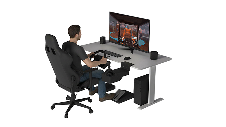 Тренажерный комплекс «Изучение устройства трактора с прицепом и экскаватором и отработка навыков управления» К1