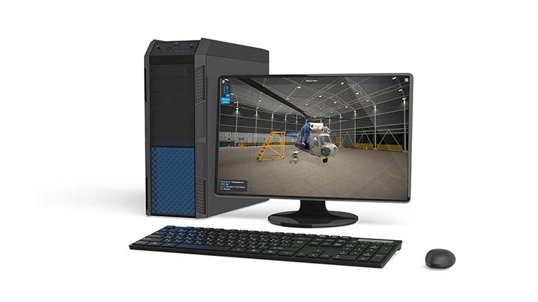 Виртуальный учебный комплекс «Конструкция, устройство и системы вертолета Ми-2» К2