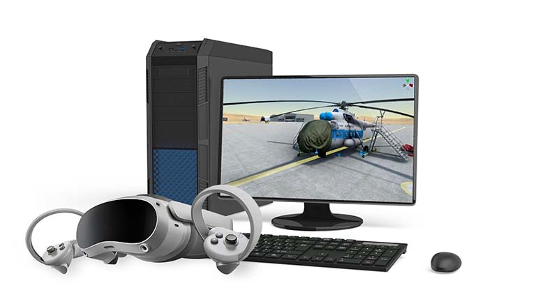 Комплекс-тренажер проведения оперативных форм ТО с вертолетом Ми-8-МТВ