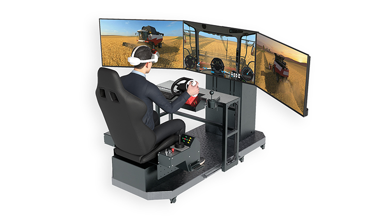 Тренажерный комплекс «Изучение устройства зерноуборочного комбайна и отработка навыков управления» К3