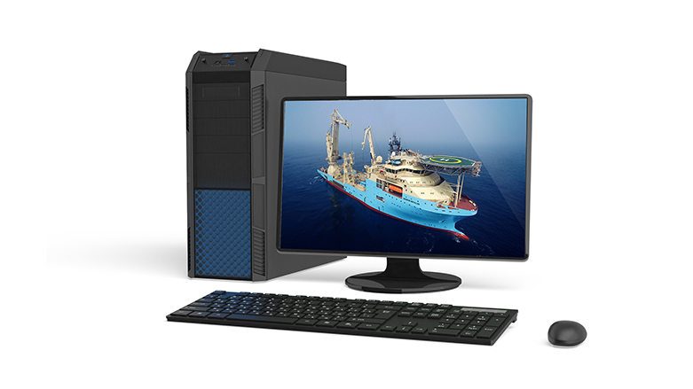 Виртуальный программный комплекс «Устройство и конструкция судна для техобслуживания и ремонта оффшорных конструкций