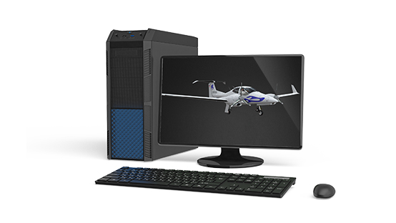 Виртуальный программный комплекс «Конструкция, оборудование и компоновка легкомоторного самолета diamond da 42»