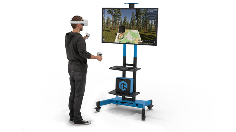 Виртуальный учебный комплекс «Виртуальное VR-ориентирование на местности, определение координат, поиск пострадавших» К2