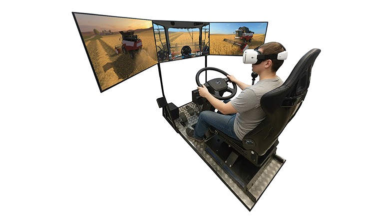 Тренажерный комплекс «Изучение устройства зерноуборочного комбайна и отработка навыков управления» К4