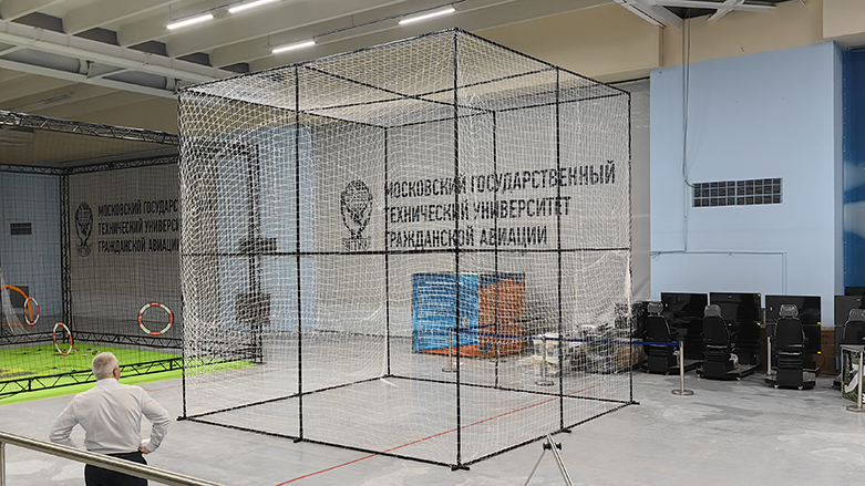 «Куб сетчатый для безопасных испытаний автономных программ» (куб размером 5х5 м) К3