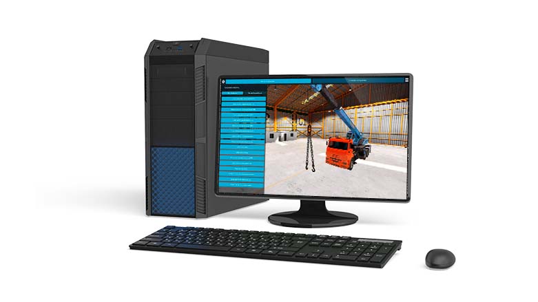 Тренажерный комплекс технологического оборудования «Такелажные и стропальные работы» К2