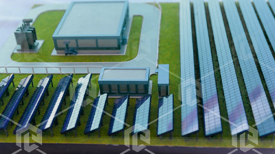 фото Наглядный макет "Устройство солнечной электростанции"