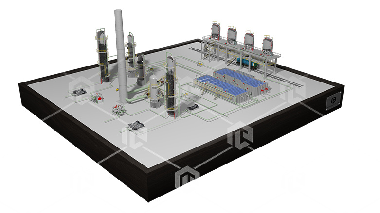 фото Интерактивный макет "Установка производства нефтяного битума"