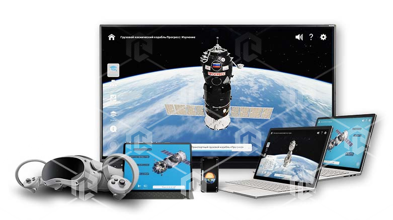 фото Интерактивное наглядное 3D пособие «Познание: Космические аппараты»