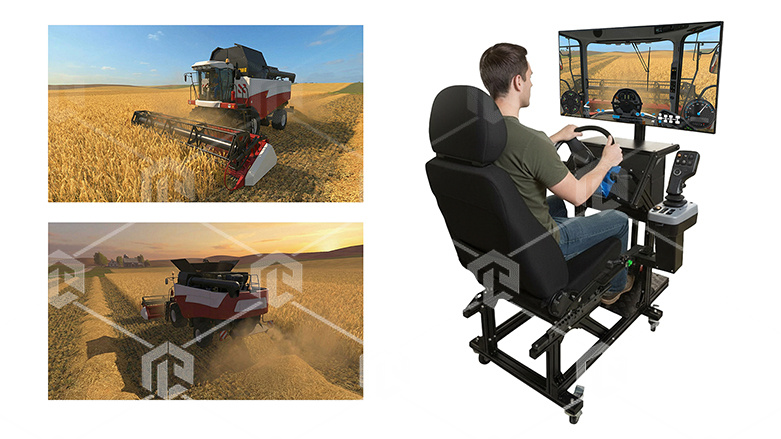фото Тренажерный комплекс «Изучение устройства зерноуборочного комбайна и отработка навыков управления» К2