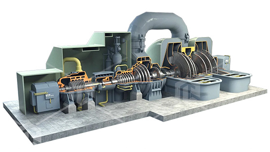 фото Наглядный макет "Разрез паровой турбины АЭС"