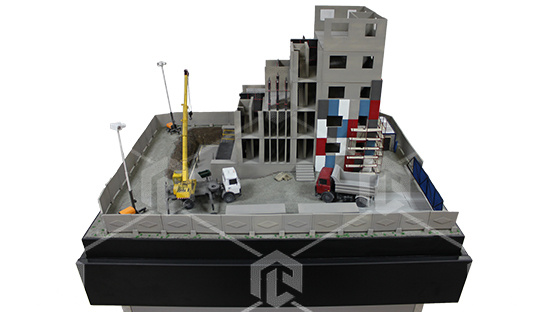 фото Наглядный макет "Строительство жилого здания"