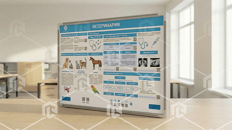 фото Интерактивный стенд-планшет "Ветеринария"