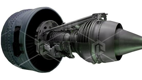 фото Действующий макет "Турбореактивный двигатель General Electric GE90"