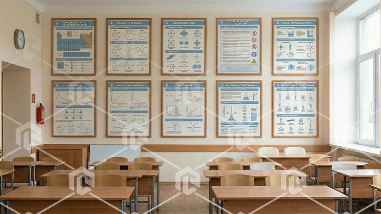 фото Комплект настенных плакатов "Химия"