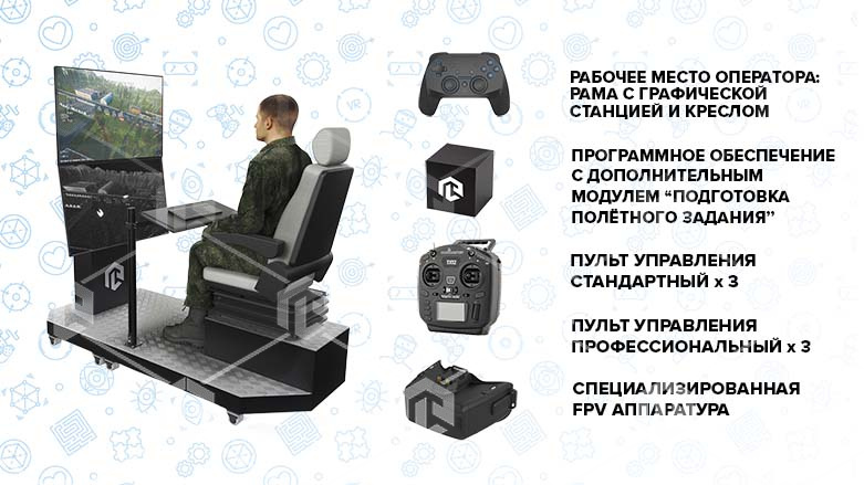 фото Тренажер «Оператор БПЛА мультироторного типа PL-DRONE - Максимальная комплектация» K4 фото Тренажер «Оператор БПЛА мультироторного типа PL-DRONE - Максимальная комплектация» K4