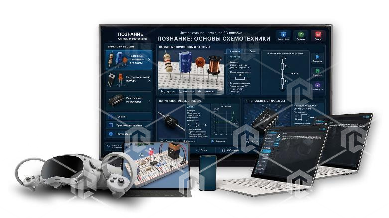 фото Интерактивное наглядное 3D пособие «Познание: Основы схемотехники»