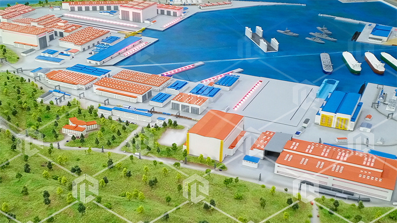 фото Физический действующий макет порта