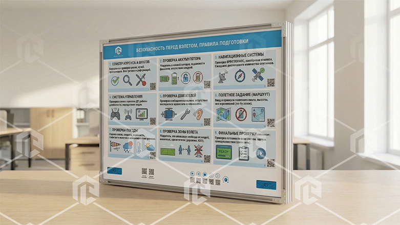 фото Интерактивный стенд-планшет «БАС - Безопасность перед взлетом»