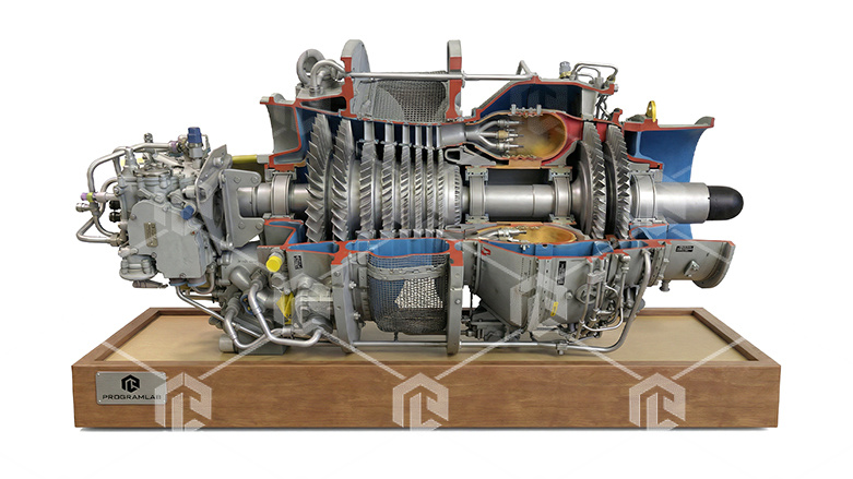 фото Действующий макет "Турбовальный двигатель ВК-2500"