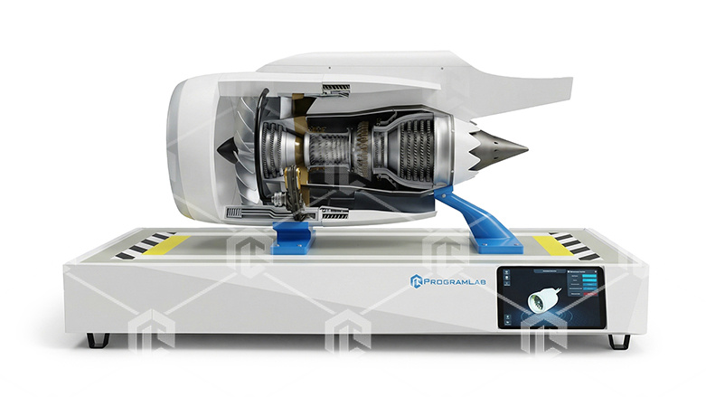 фото Действующий макет "Турбореактивный двигатель ПД-14"