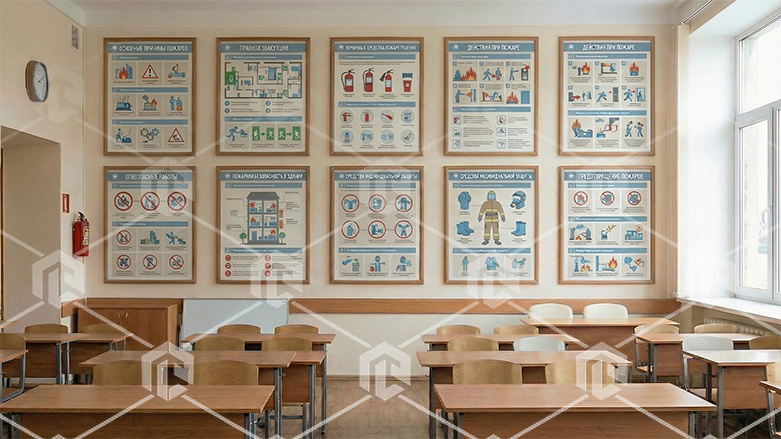 фото Комплект плакатов «Пожарная безопасность»