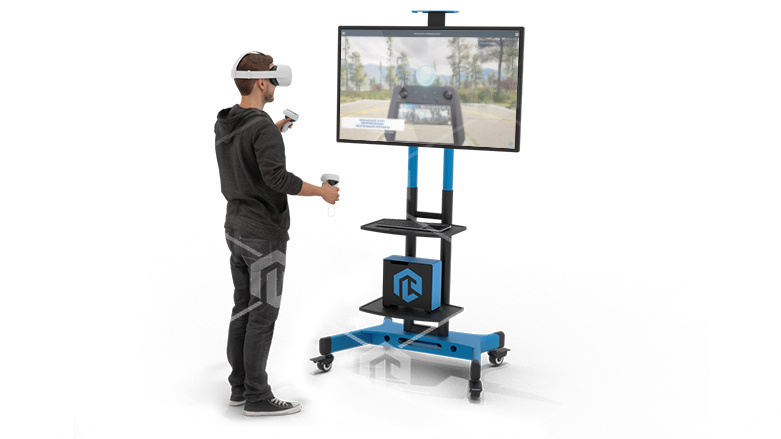 фото Виртуальный VR-тренажер для отработки навыков обслуживания, предполетной подготовки и эксплуатации БПЛА различных типов