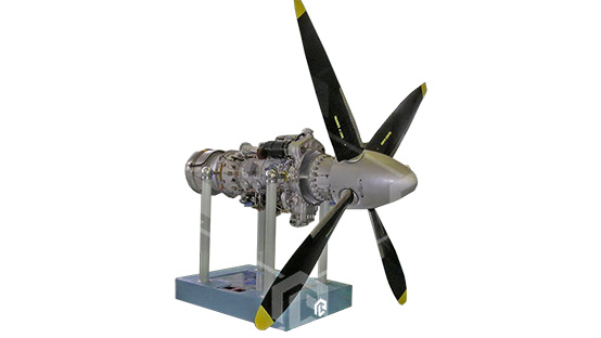 фото Действующий макет "Газотурбинный двигатель семейства АИ-24"