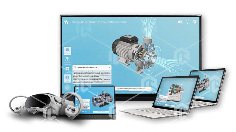 фото Интерактивное наглядное 3D пособие «Познание: Насосы»