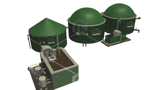 фото Интерактивный макет "Биогазовая установка"
