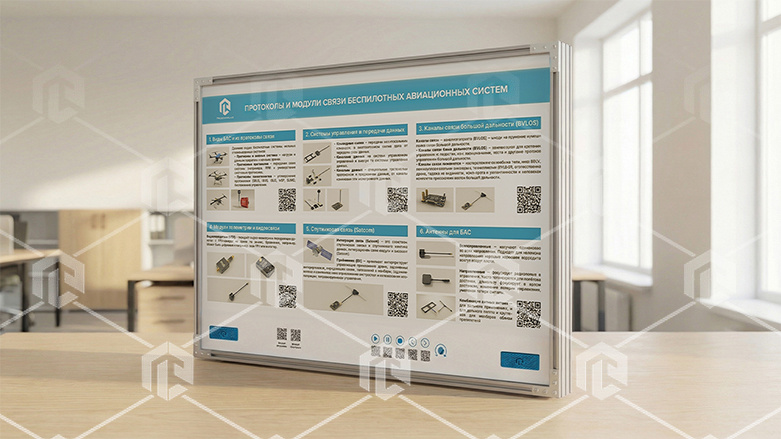 фото Интерактивный стенд-планшет «БАС - Протоколы и модули связи»