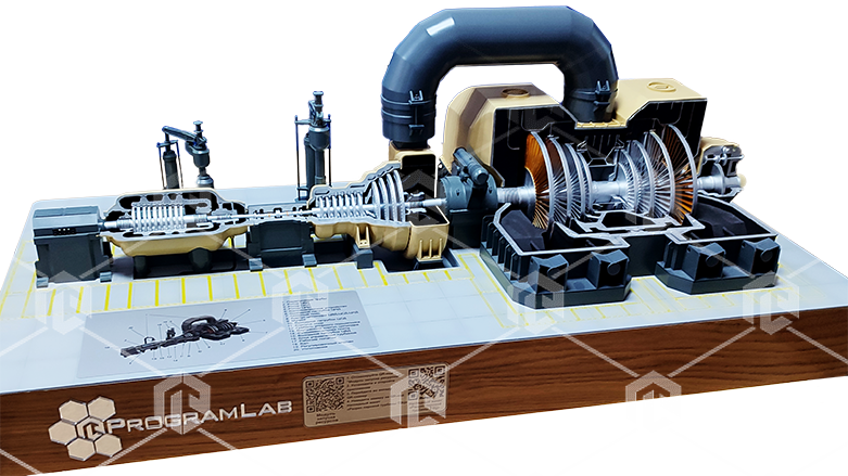 фото Наглядный макет "Разрез паровой турбины ТЭЦ"