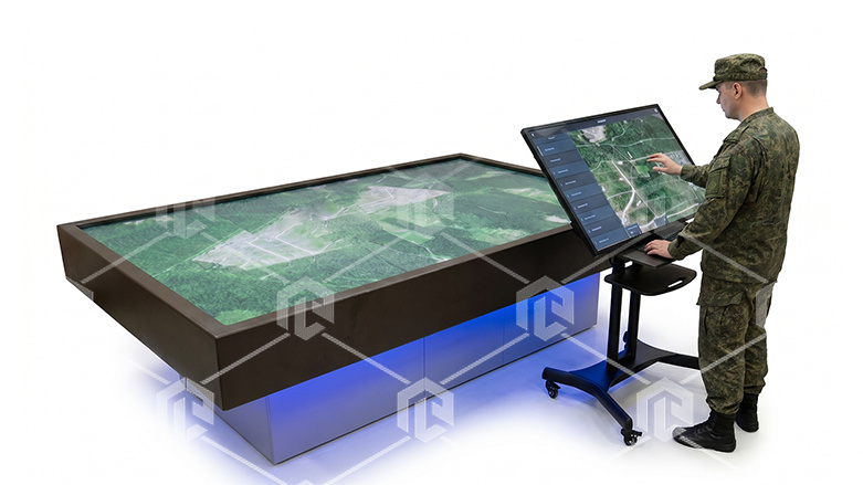 фото Интерактивный макет местности тактического поля (версия 1х92" Touch)