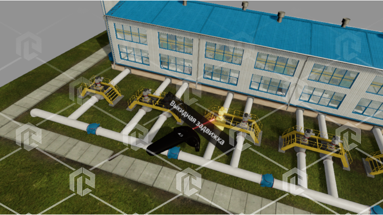 фото Интерактивный макет "Основное здание насосной НПС"