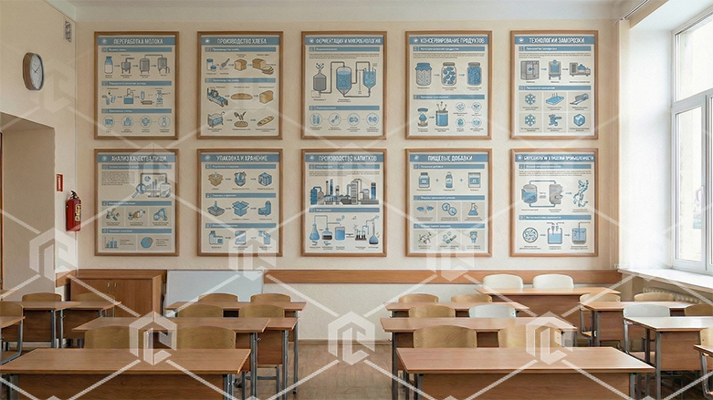 фото Комплект настенных плакатов "Пищевые технологии"
