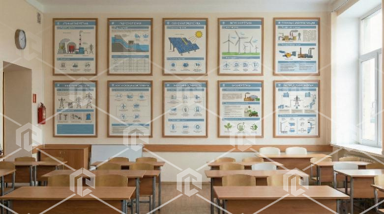 фото Комплект настенных плакатов "Энергетика"
