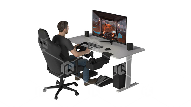 фото Тренажерный комплекс «Изучение устройства трактора с прицепом и экскаватором и отработка навыков управления» К1