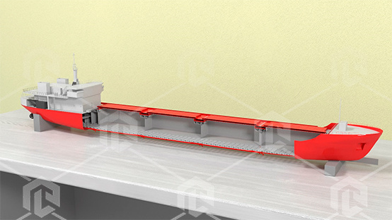 фото Действующий электрифицированный макет «Судовые системы на примере сухогрузного судна проекта «Волга»