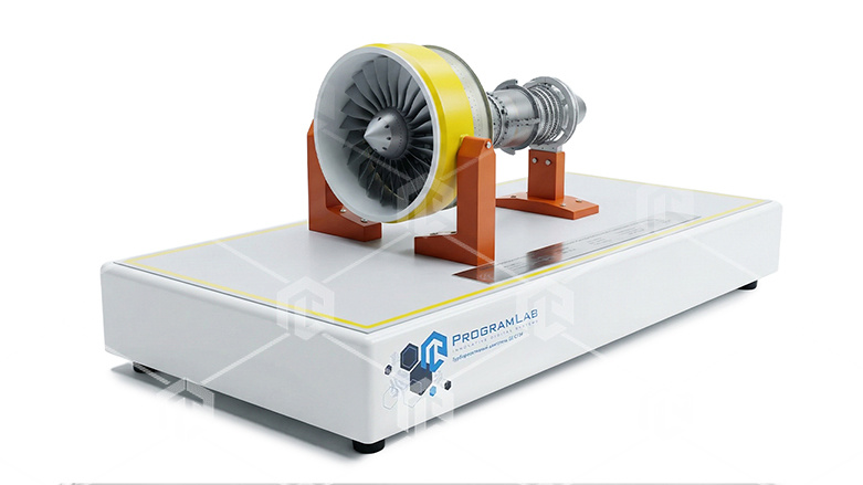 фото Действующий макет "Турбореактивный двигатель GE CF34"