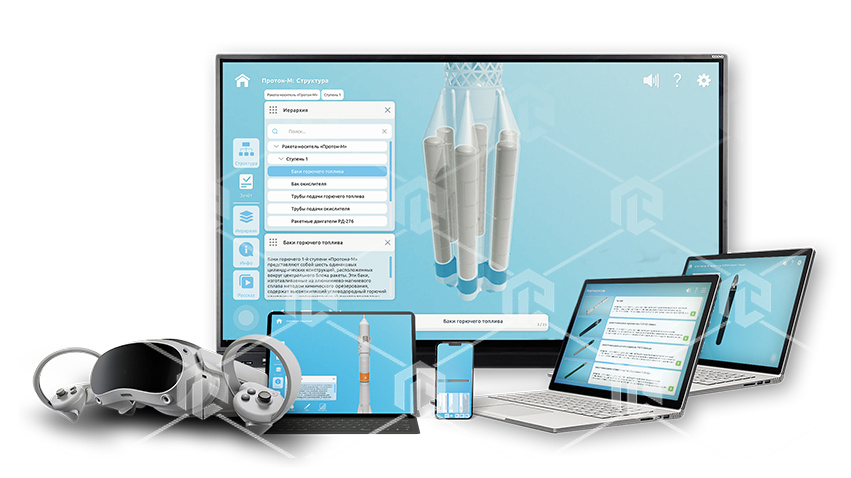 фото Интерактивное наглядное 3D пособие «Познание: Ракетоносители»