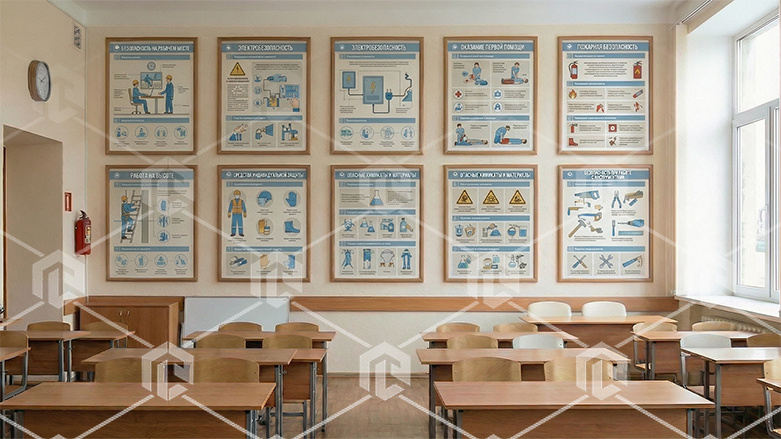 фото Комплект настенных плакатов «Охрана труда»