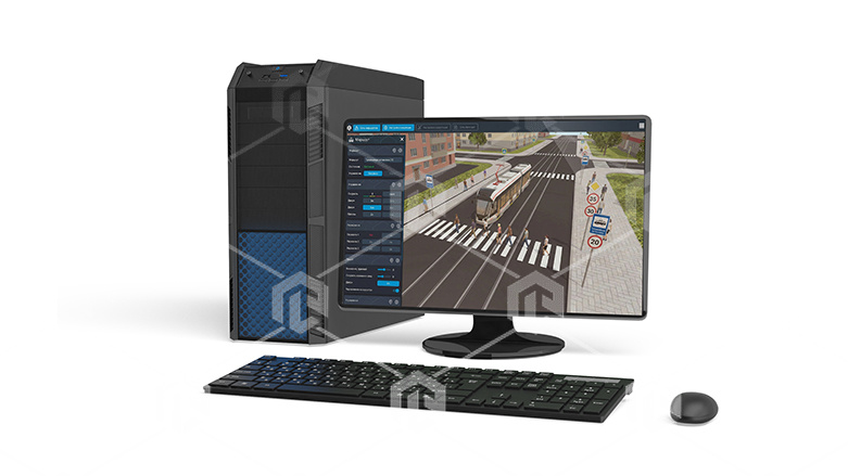 фото Лабораторный комплекс "Беспилотный трамвай"