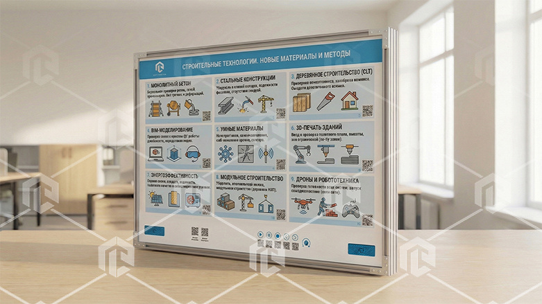 фото Интерактивный стенд-планшет "Строительные технологии"