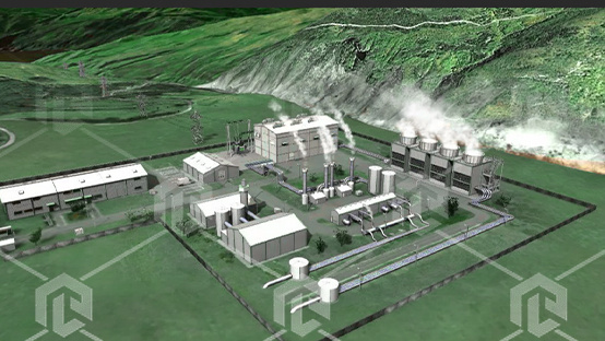 фото Наглядный макет "Устройство геотермальной электростанции"