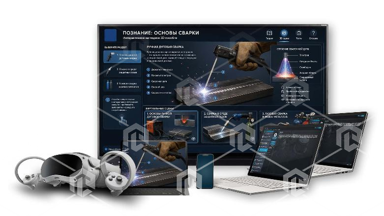 фото Интерактивное наглядное 3D пособие «Познание: Основы сварки»